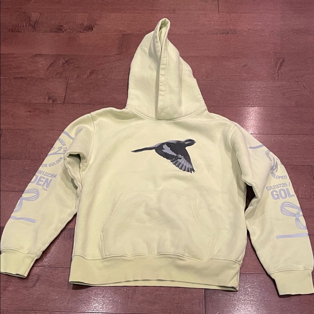 TNA Golden Hoodie with Bird Graphic